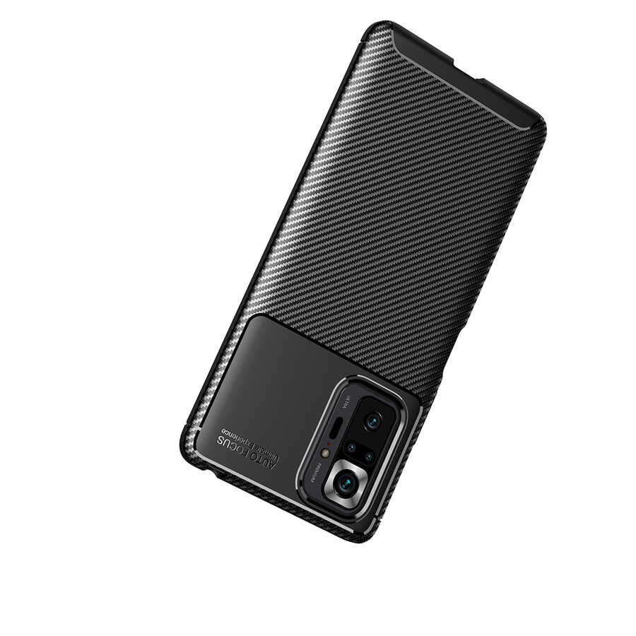 Xiaomi Redmi Note 10 Pro Kılıf Zore Negro Silikon Kapak Lacivert