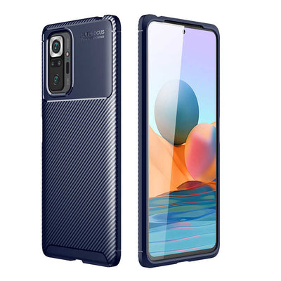 Xiaomi Redmi Note 10 Pro Kılıf Zore Negro Silikon Kapak Lacivert