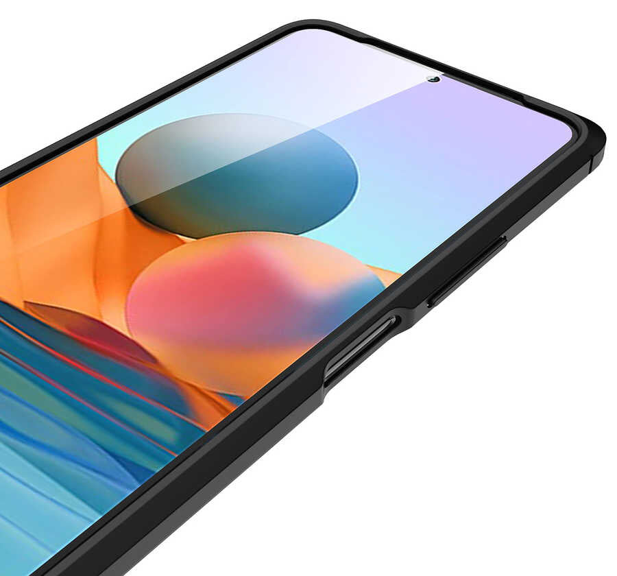 Xiaomi Redmi Note 10 Pro Kılıf Zore Niss Silikon Kapak Kırmızı