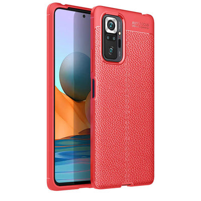 Xiaomi Redmi Note 10 Pro Kılıf Zore Niss Silikon Kapak Kırmızı