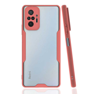 Xiaomi Redmi Note 10 Pro Kılıf Zore Parfe Kapak Pembe