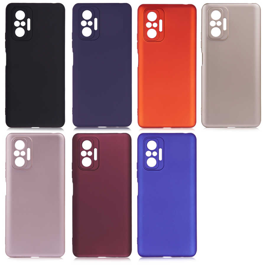 Xiaomi Redmi Note 10 Pro Kılıf Zore Premier Silikon Kapak Saks Mavi