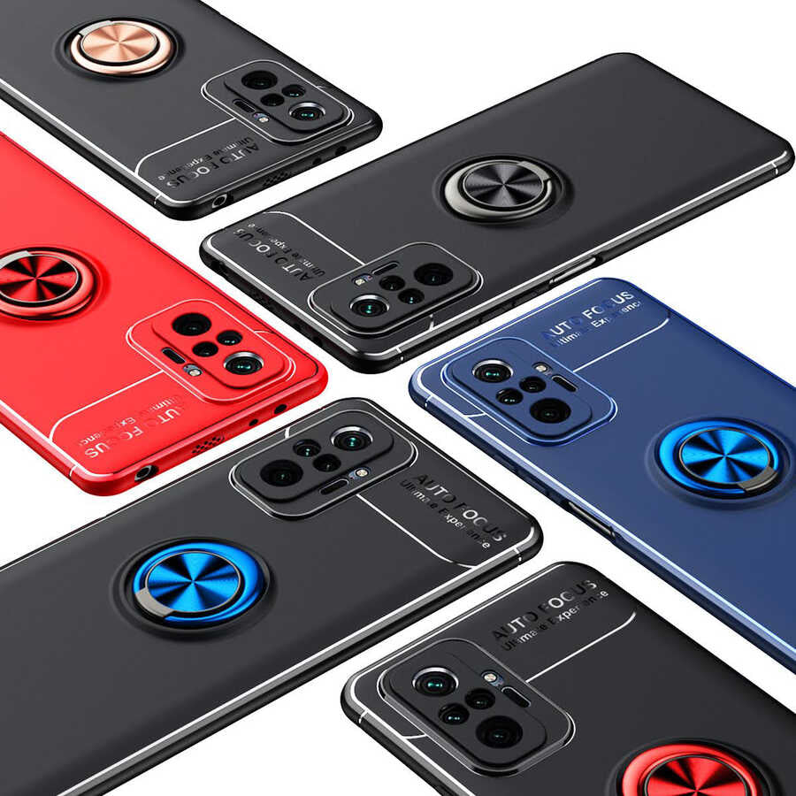 Xiaomi Redmi Note 10 Pro Kılıf Zore Ravel Silikon Kapak Siyah