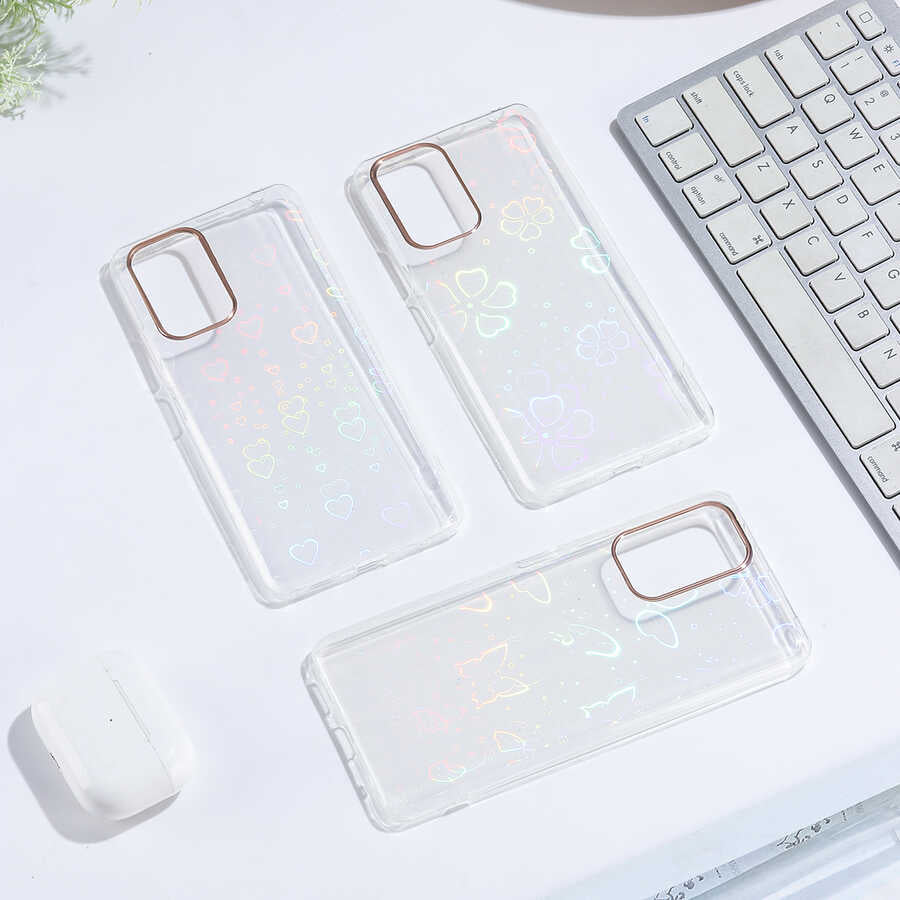 Xiaomi Redmi Note 10 Pro Kılıf Zore Sidney Desenli Sert Kapak Butterfly No2