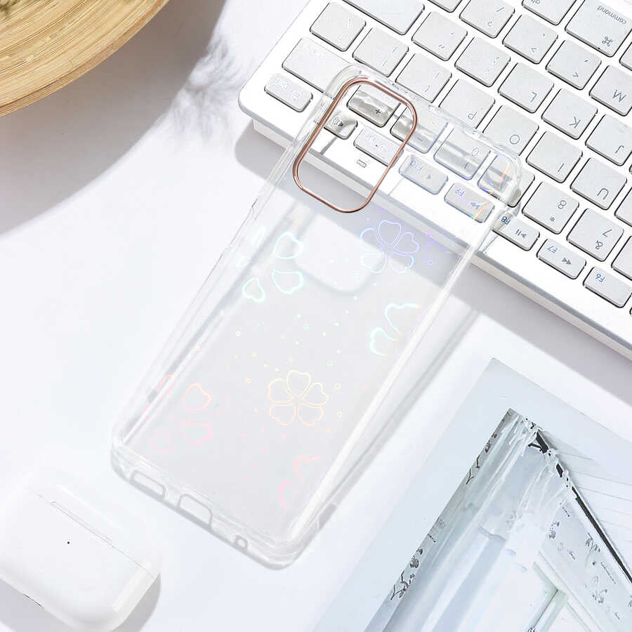 Xiaomi Redmi Note 10 Pro Kılıf Zore Sidney Desenli Sert Kapak Flower No3