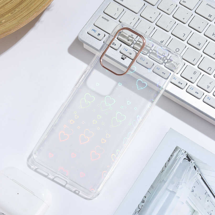 Xiaomi Redmi Note 10 Pro Kılıf Zore Sidney Desenli Sert Kapak Heart No1