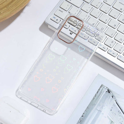 Xiaomi Redmi Note 10 Pro Kılıf Zore Sidney Desenli Sert Kapak Heart No1