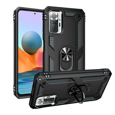 Xiaomi Redmi Note 10 Pro Kılıf Zore Vega Kapak Siyah