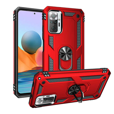 Xiaomi Redmi Note 10 Pro Kılıf Zore Vega Kapak Kırmızı