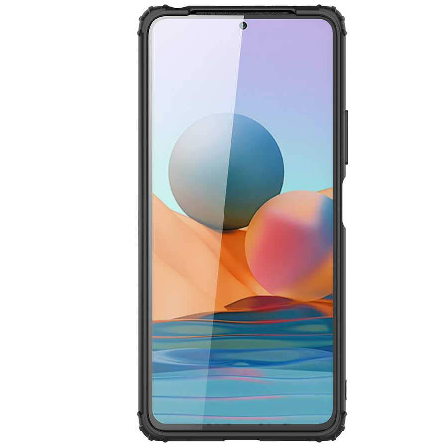 Xiaomi Redmi Note 10 Pro Kılıf Zore Volks Kapak Siyah