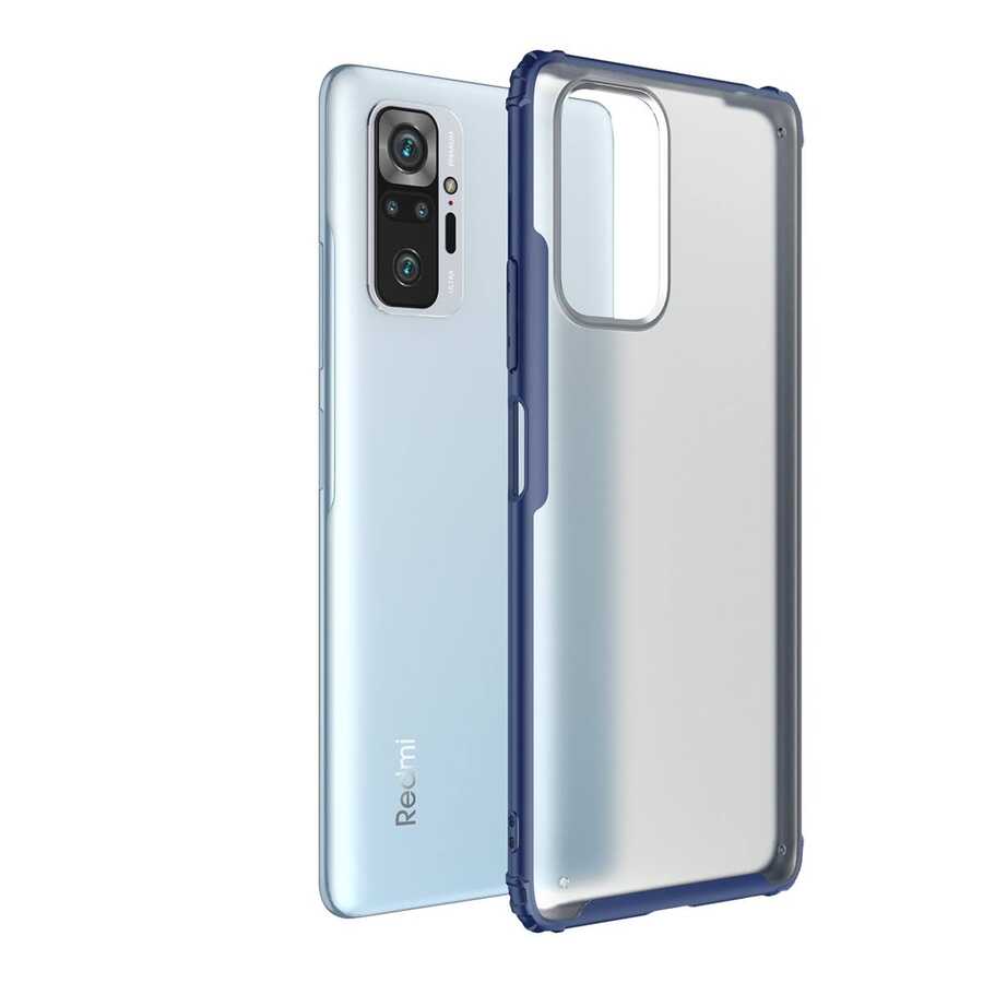 Xiaomi Redmi Note 10 Pro Kılıf Zore Volks Kapak Lacivert