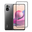 Xiaomi Redmi Note 10 Zore Kenarları Kırılmaya Dayanıklı Cam Ekran Koruyucu Siyah