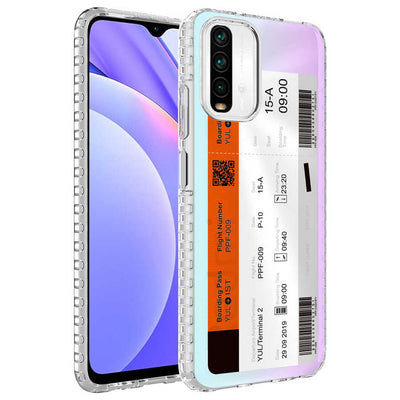 Xiaomi Redmi Note 10S Kılıf Airbag Kenarlı Renkli Desenli Silikon Zore Elegans Kapak NO3