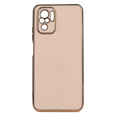Xiaomi Redmi Note 10S Kılıf Zore Bark Kapak Rose Gold