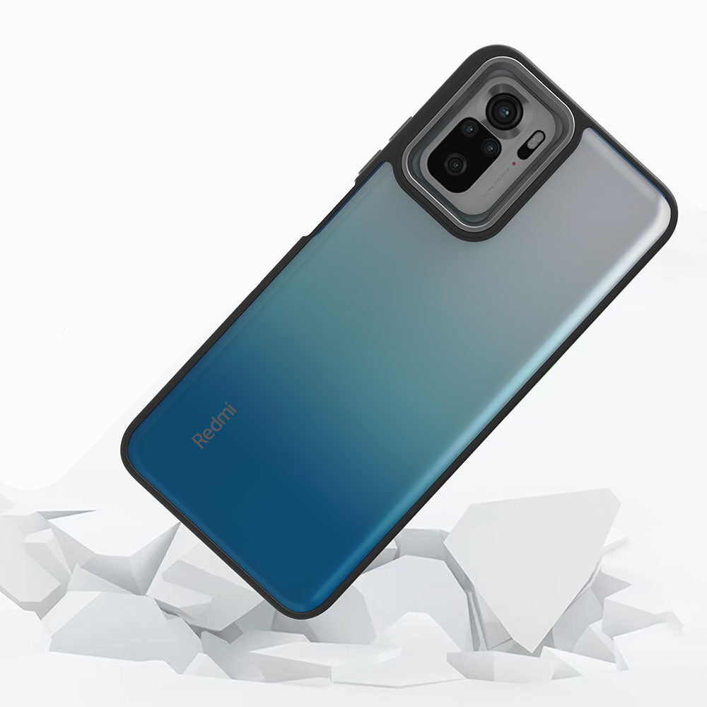 Xiaomi Redmi Note 10S Kılıf Zore Flora Kapak Kırmızı