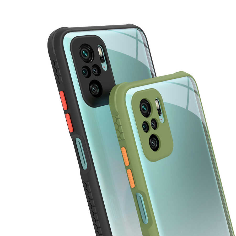 Xiaomi Redmi Note 10S Kılıf Zore Kaff Kapak Mor