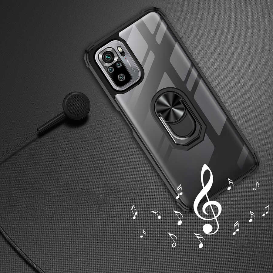 Xiaomi Redmi Note 10S Kılıf Zore Mola Kapak Kırmızı