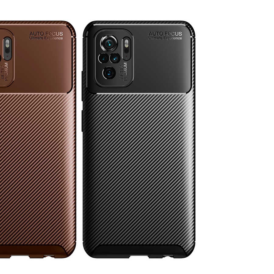Xiaomi Redmi Note 10S Kılıf Zore Negro Silikon Kapak Lacivert