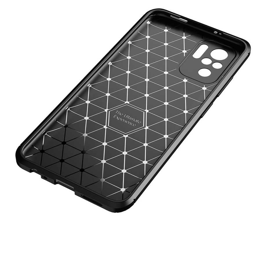 Xiaomi Redmi Note 10S Kılıf Zore Negro Silikon Kapak Lacivert