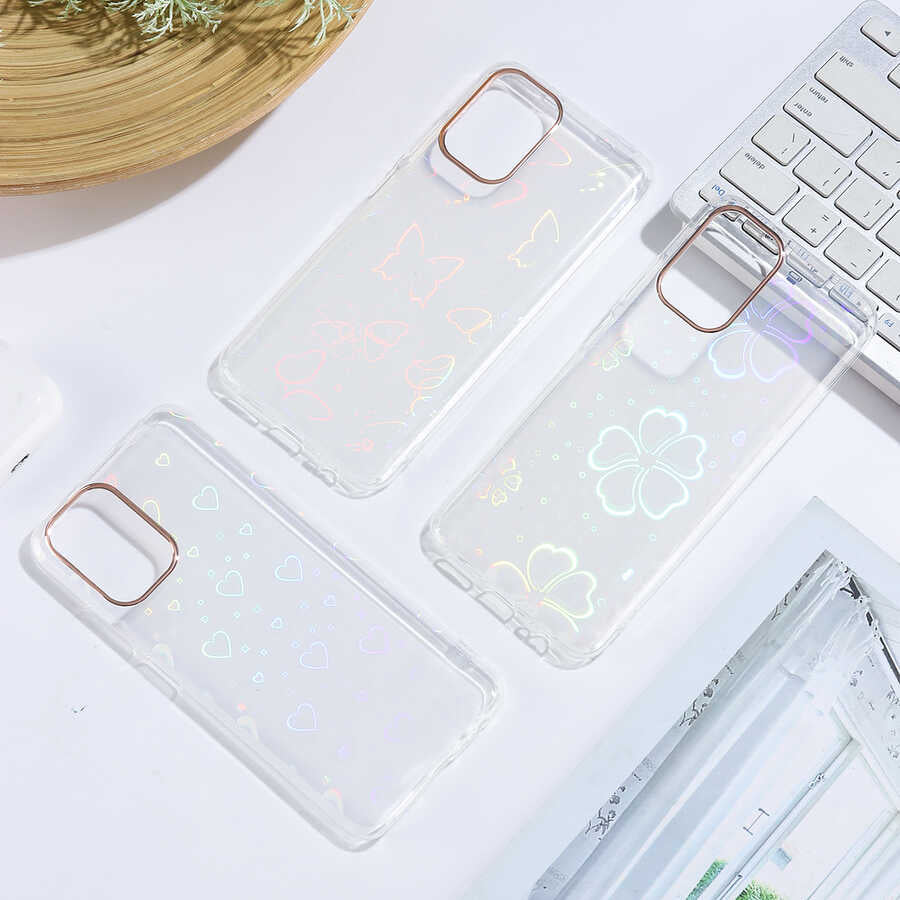 Xiaomi Redmi Note 10S Kılıf Zore Sidney Desenli Sert Kapak Flower No3