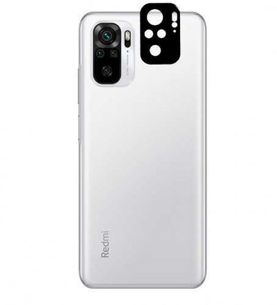 Xiaomi Redmi Note 10S Zore 3D Kamera Camı Siyah