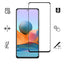 Xiaomi Redmi Note 10S Zore Kenarları Kırılmaya Dayanıklı Cam Ekran Koruyucu Siyah