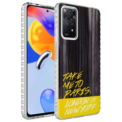 Xiaomi Redmi Note 11 Global Kılıf Airbag Kenarlı Renkli Desenli Silikon Zore Elegans Kapak NO4