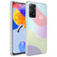 Xiaomi Redmi Note 11 Global Kılıf Airbag Kenarlı Renkli Desenli Silikon Zore Elegans Kapak