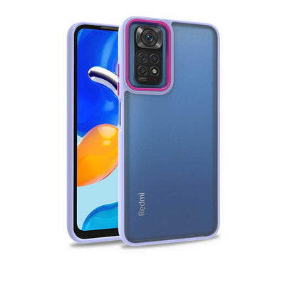 Xiaomi Redmi Note 11 Global Kılıf Zore Flora Kapak Rose Gold