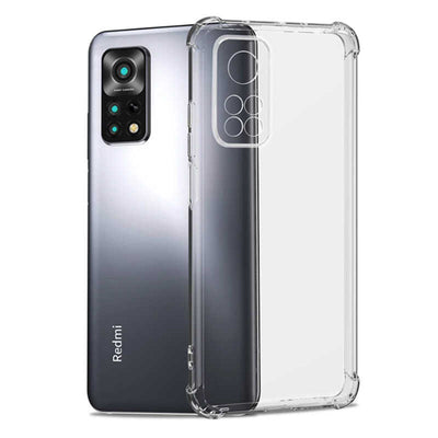 Xiaomi Redmi Note 11 Global Kılıf Zore Kamera Korumalı Nitro Anti Shock Silikon Renksiz
