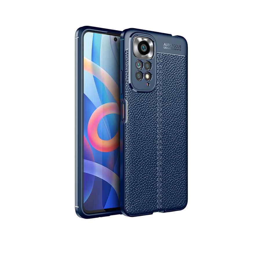 Xiaomi Redmi Note 11 Global Kılıf Zore Niss Silikon Kapak Lacivert