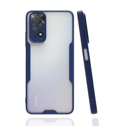 Xiaomi Redmi Note 11 Global Kılıf Zore Parfe Kapak Lacivert