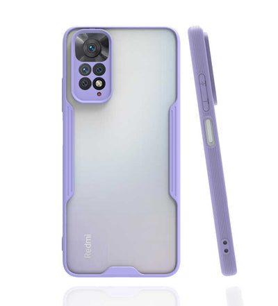 Xiaomi Redmi Note 11 Global Kılıf Zore Parfe Kapak Mor