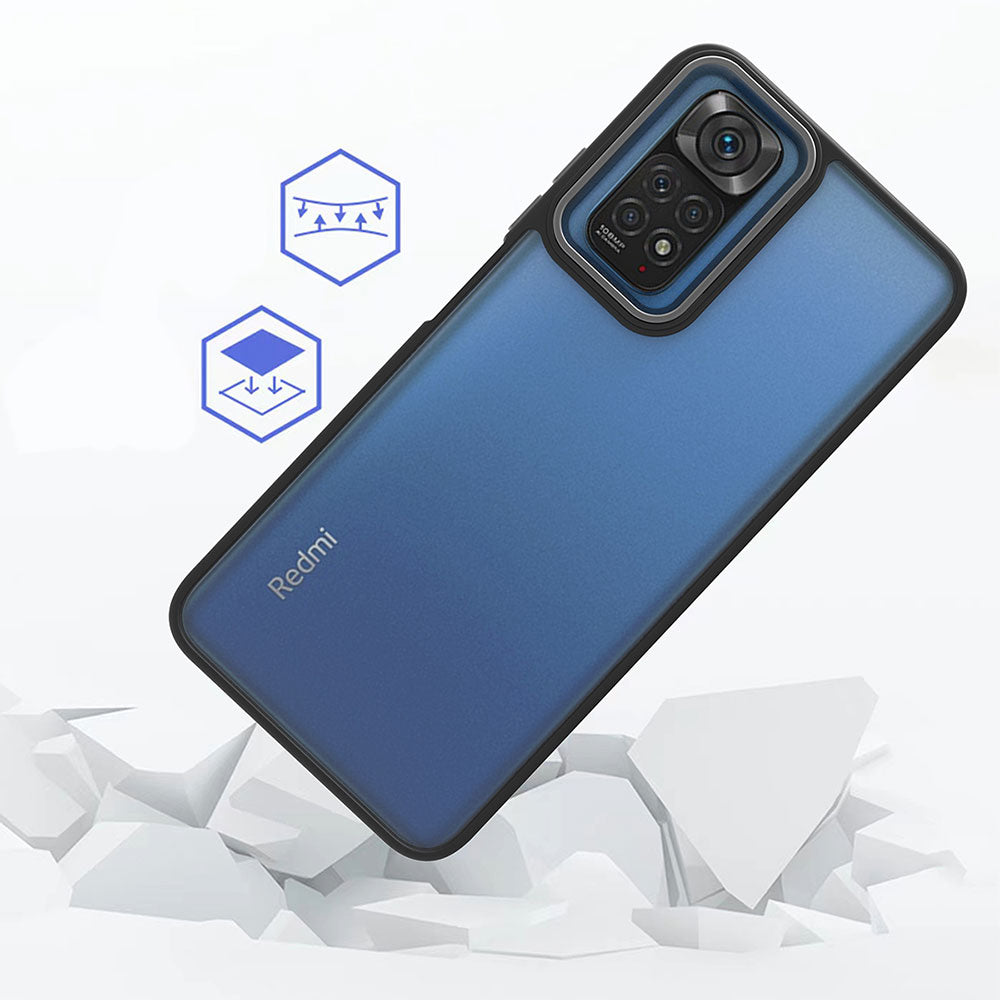 Xiaomi Redmi Note 11 Pro 5G Kılıf Zore Flora Kapak Siyah