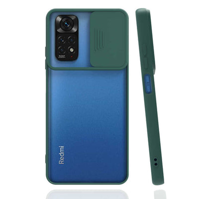 Xiaomi Redmi Note 11 Pro 5G Kılıf Zore Lensi Kapak Sarı