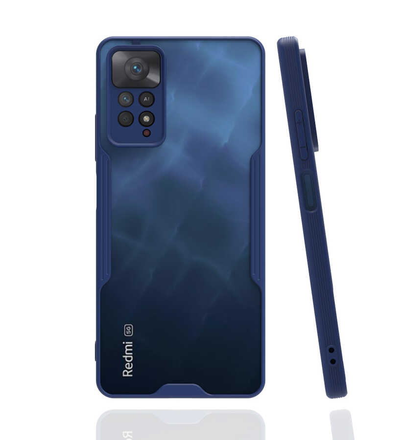 Xiaomi Redmi Note 11 Pro 5G Kılıf Zore Parfe Kapak Lacivert