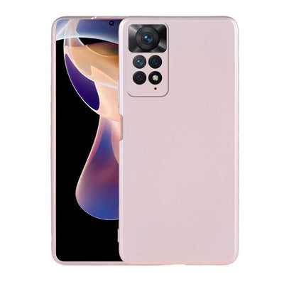 Xiaomi Redmi Note 11 Pro 5G Kılıf Zore Premier Silikon Kapak Rose Gold