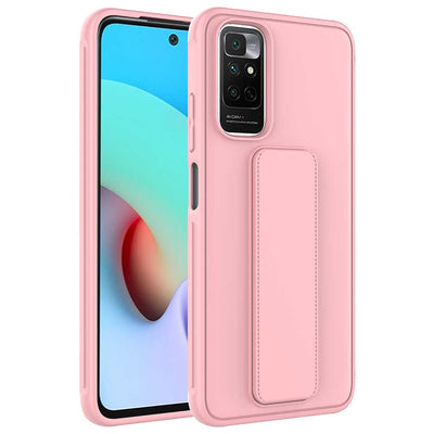 Xiaomi Redmi Note 11 Pro 5G Kılıf Zore Qstand Kapak Pembe
