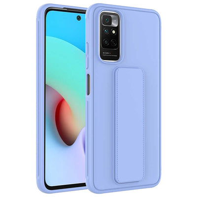 Xiaomi Redmi Note 11 Pro 5G Kılıf Zore Qstand Kapak Lila