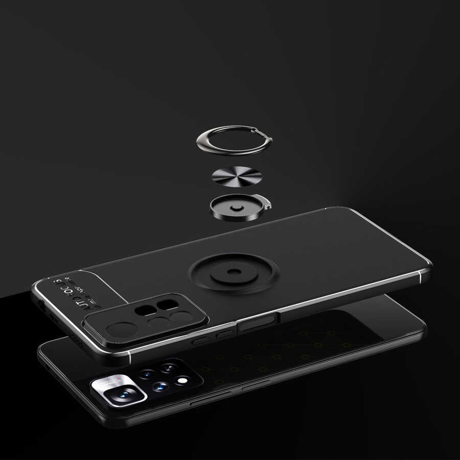 Xiaomi Redmi Note 11 Pro 5G Kılıf Zore Ravel Silikon Kapak Kırmızı