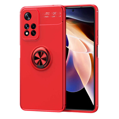 Xiaomi Redmi Note 11 Pro 5G Kılıf Zore Ravel Silikon Kapak Kırmızı