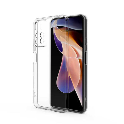 Xiaomi Redmi Note 11 Pro Plus 5G Kılıf Zore Kamera Korumalı Süper Silikon Kapak Renksiz