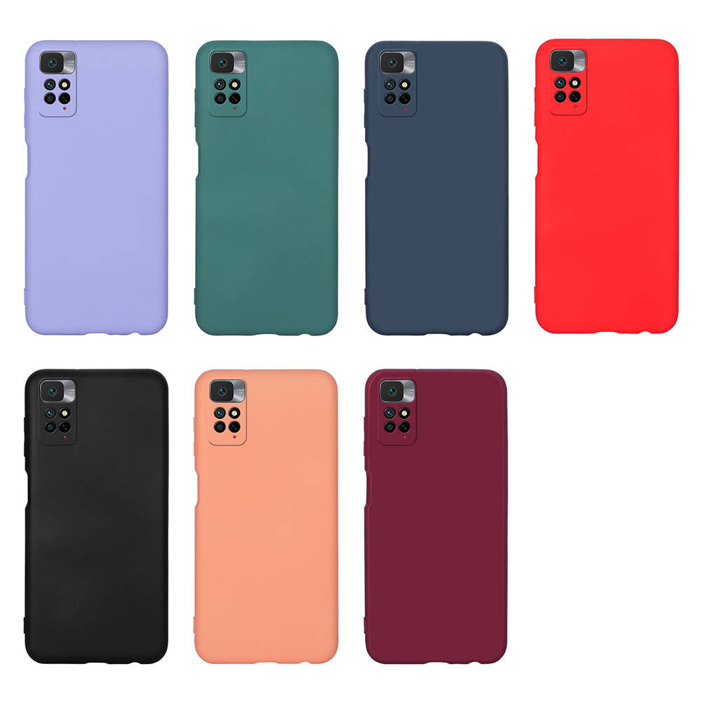 Xiaomi Redmi Note 11 Pro Plus 5G Kılıf Zore Mara Lansman Kapak Koyu Mor