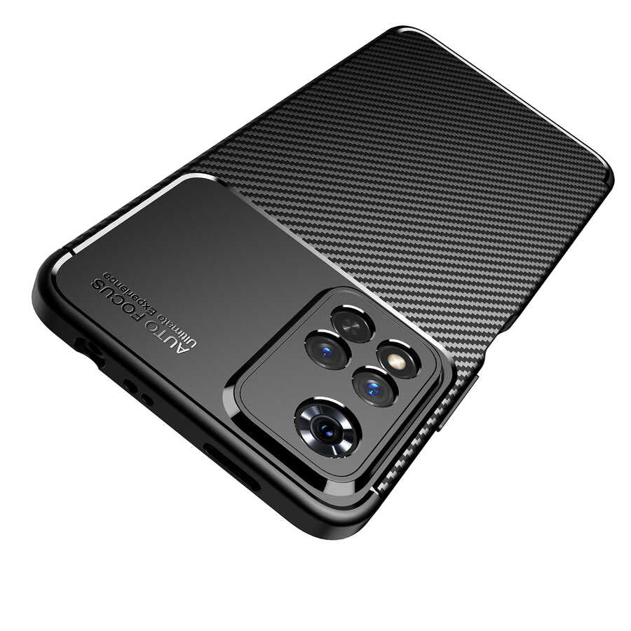 Xiaomi Redmi Note 11 Pro Plus 5G Kılıf Zore Negro Silikon Kapak Lacivert