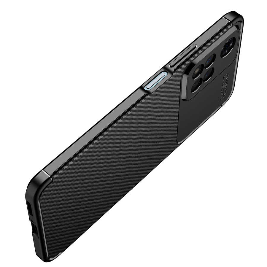 Xiaomi Redmi Note 11 Pro Plus 5G Kılıf Zore Negro Silikon Kapak Lacivert