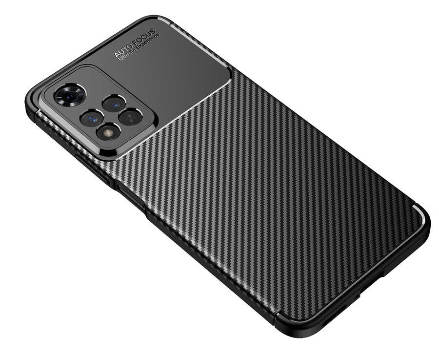 Xiaomi Redmi Note 11 Pro Plus 5G Kılıf Zore Negro Silikon Kapak Lacivert