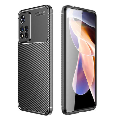 Xiaomi Redmi Note 11 Pro Plus 5G Kılıf Zore Negro Silikon Kapak Siyah