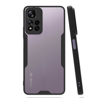 Xiaomi Redmi Note 11 Pro Plus 5G Kılıf Zore Parfe Kapak Siyah