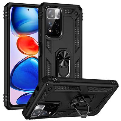 Xiaomi Redmi Note 11 Pro Plus 5G Kılıf Zore Vega Kapak Siyah