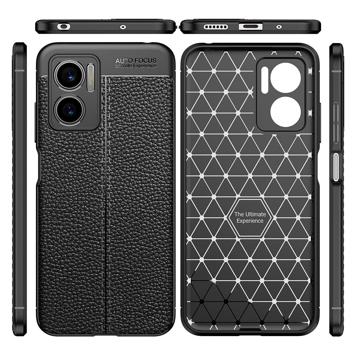 Xiaomi Redmi Note 11E Kılıf Zore Niss Silikon Kapak Siyah